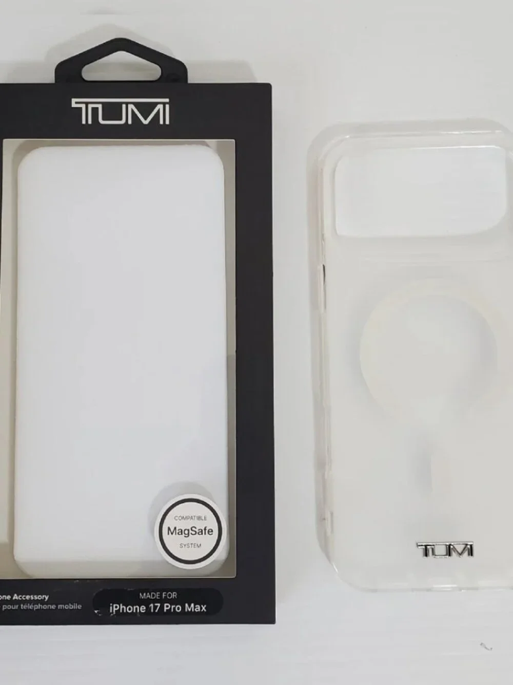 2026 TUMI MADE FOR iPHONE 17 PRO MAX CLEAR CASE COMPATIBLE MAG SAFE SYSTEM
